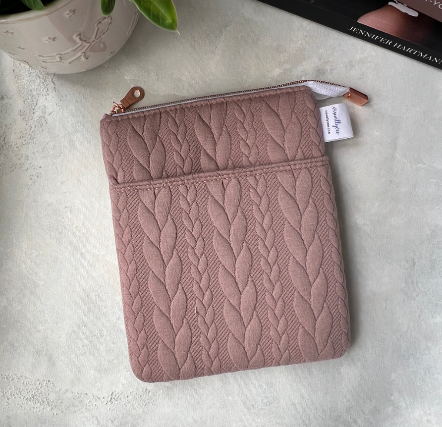 It’s Sweater Weather - Dusty Rose e-reader Zippered Sleeve