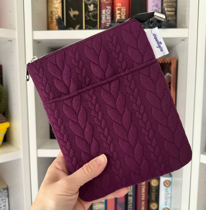 It’s Sweater Weather - Plum - e-reader Zippered Sleeve