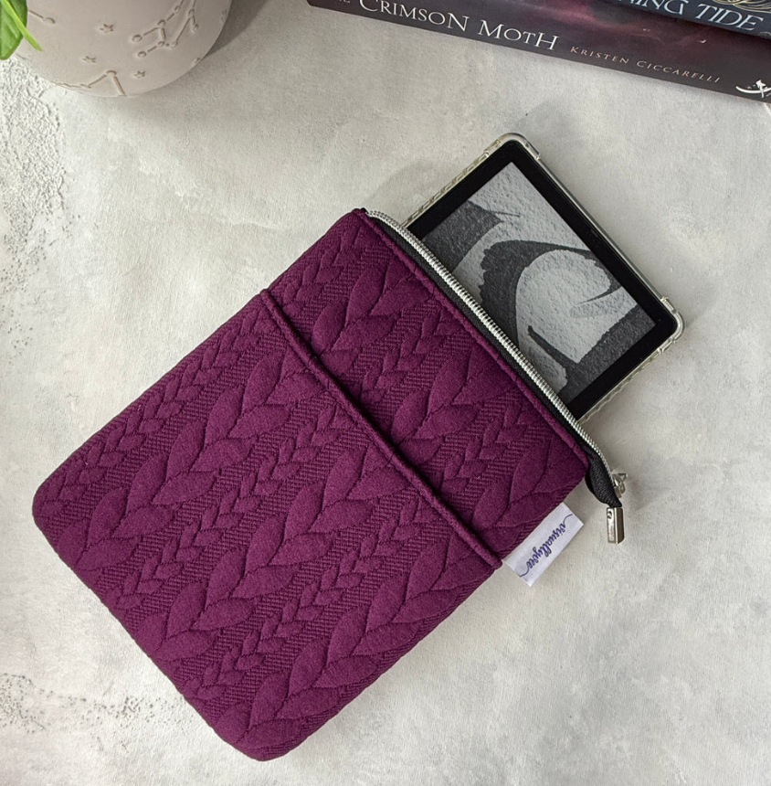 It’s Sweater Weather - Plum - e-reader Zippered Sleeve