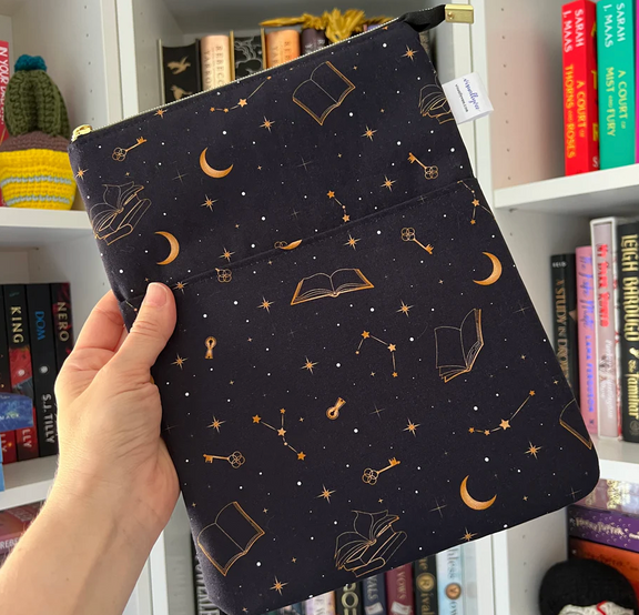 Celestial Books - Zippered Book Sleeve - Hopeless Romantic
