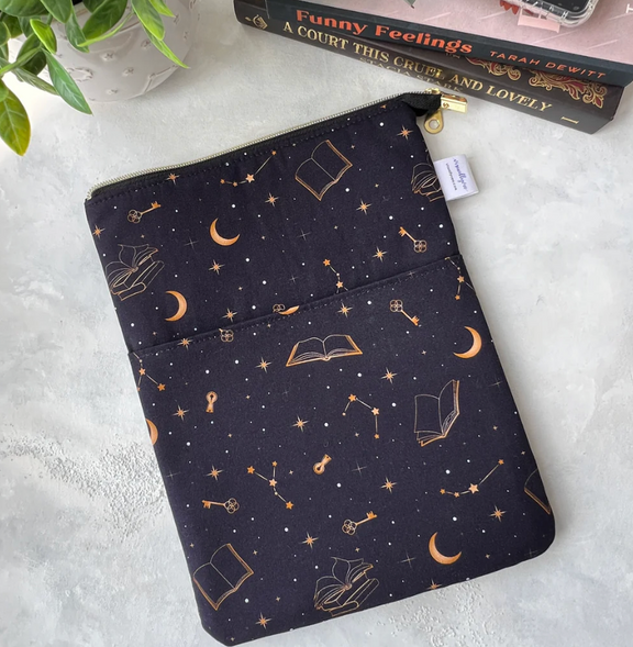 Celestial Books - Zippered Book Sleeve - Hopeless Romantic