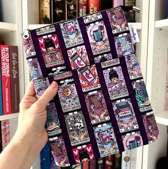 The Romance Reader Tarot Cards - Zippered Book Sleeve - Hopeless Romantic