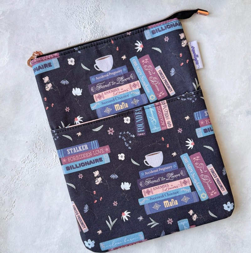 All the Tropes - Zippered Book Sleeve - Hopeless Romantic