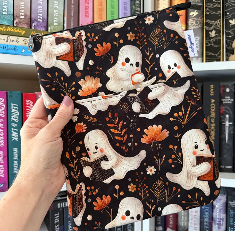 Literary Ghosts - Zippered Book Sleeve - Hopeless Romantic