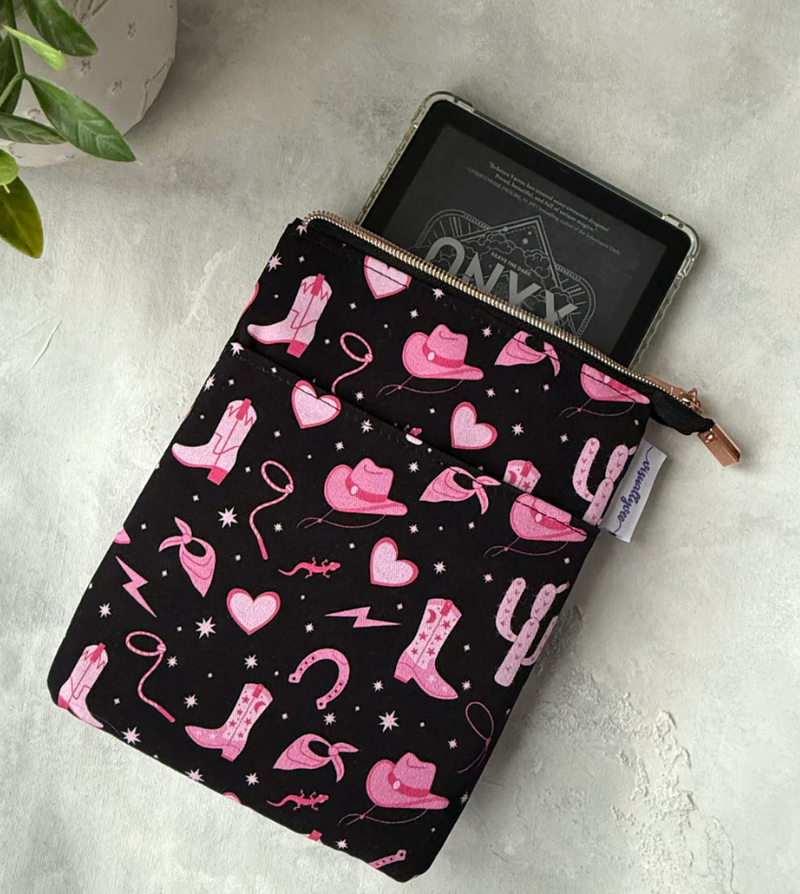 In my Cowboy Era e-reader Zippered Sleeve - Hopeless Romantic