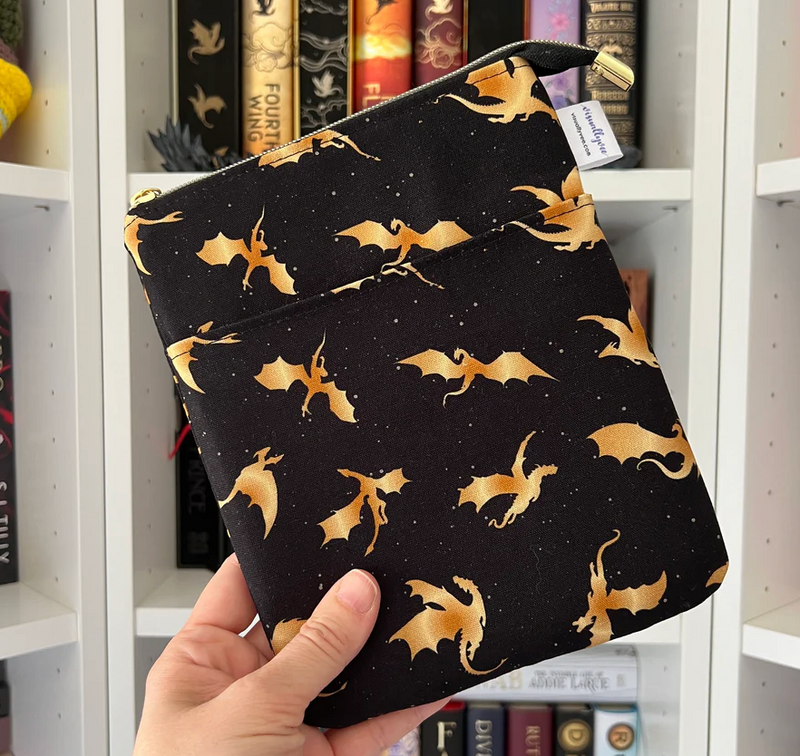 Gold Dragons - e-reader Zippered Sleeve