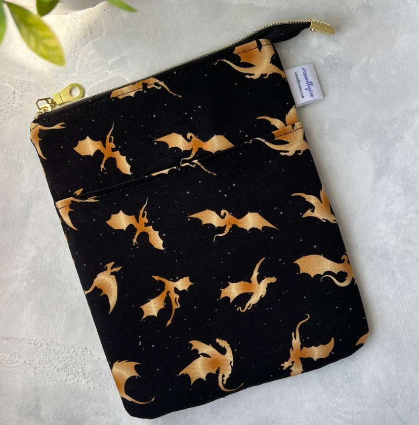 Gold Dragons - e-reader Zippered Sleeve
