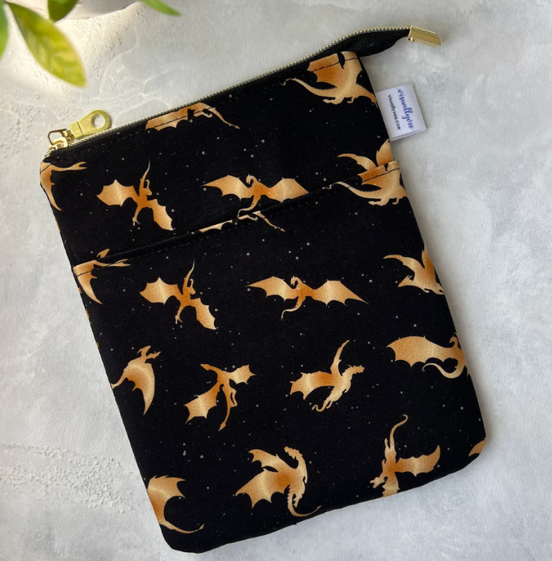 Gold Dragons - e-reader Zippered Sleeve