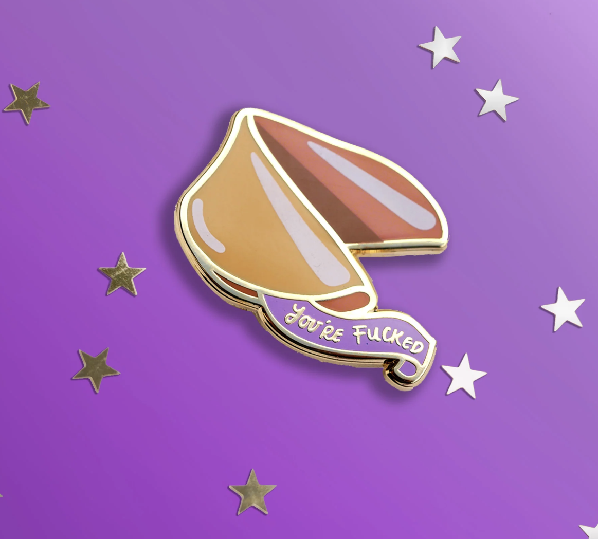 Fortune Cookie Pin