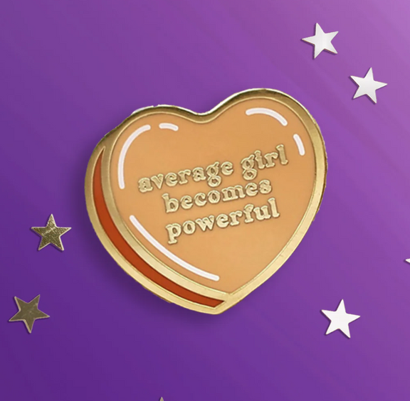 Average Girl Becomes Powerful Pin - Hopeless Romantic