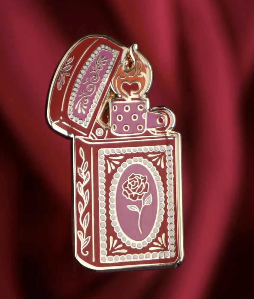 Light Me On Fire Enamel Pin