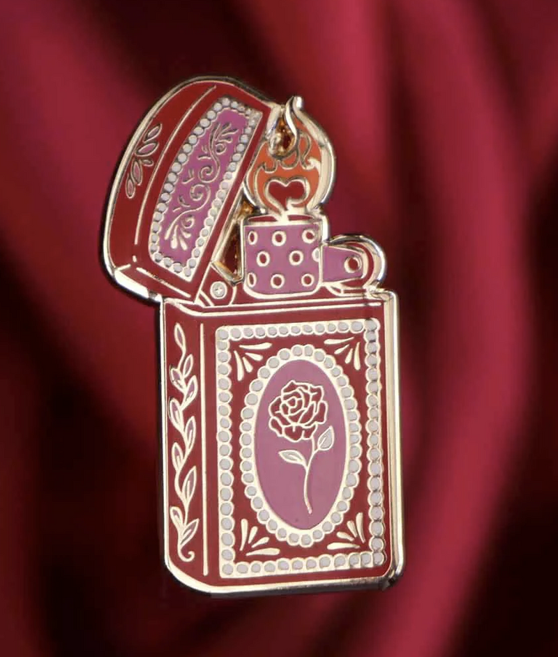 Light Me On Fire Enamel Pin