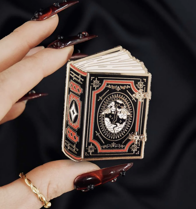 Dragon Tome Enamel Pin
