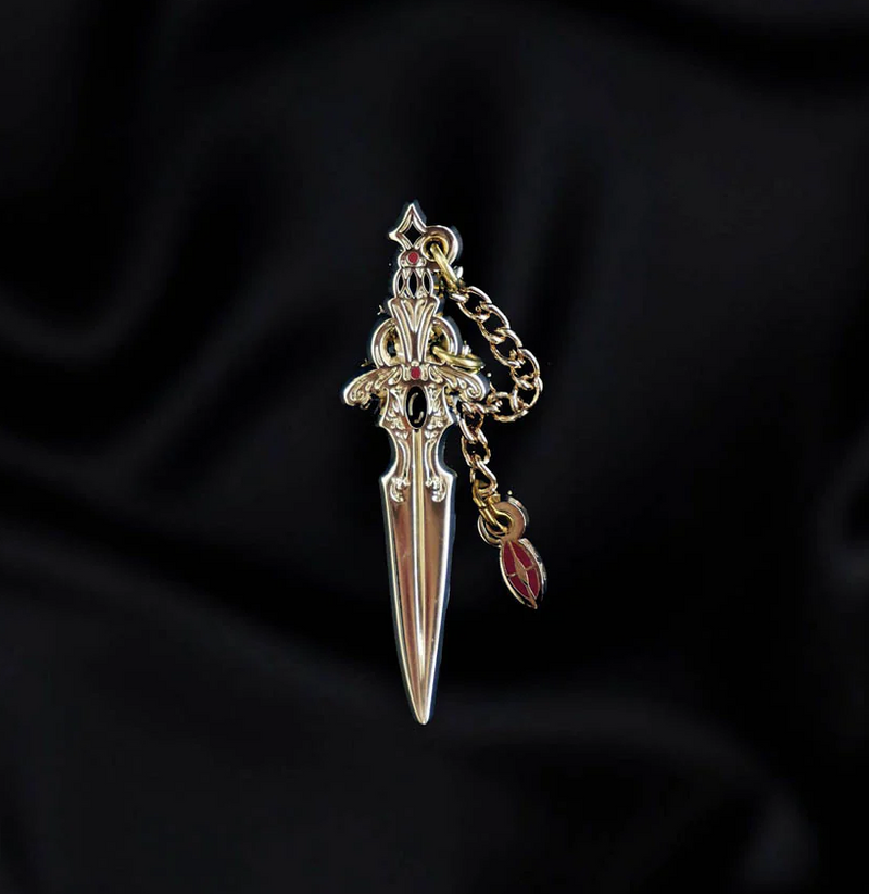 Dagger Enamel Pin