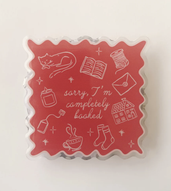 Magnetic E-Reader Grip: Homebody - Hopeless Romantic