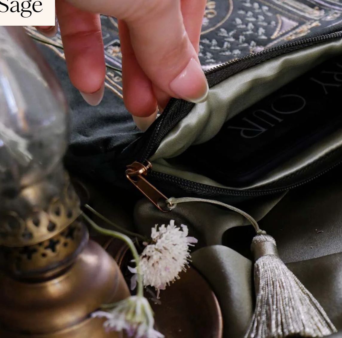 Literati E-Reader Sleeve - Sage