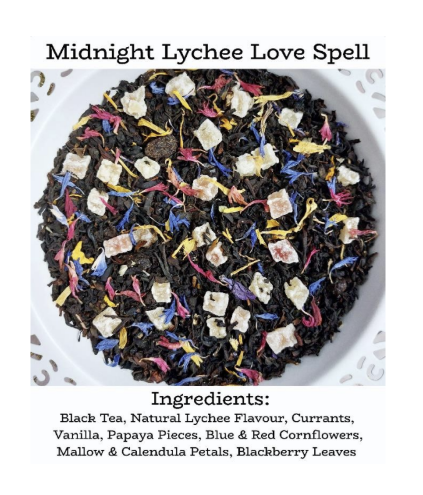 Midnight Lychee Love Spell (Black Tea) - 150g Pouch