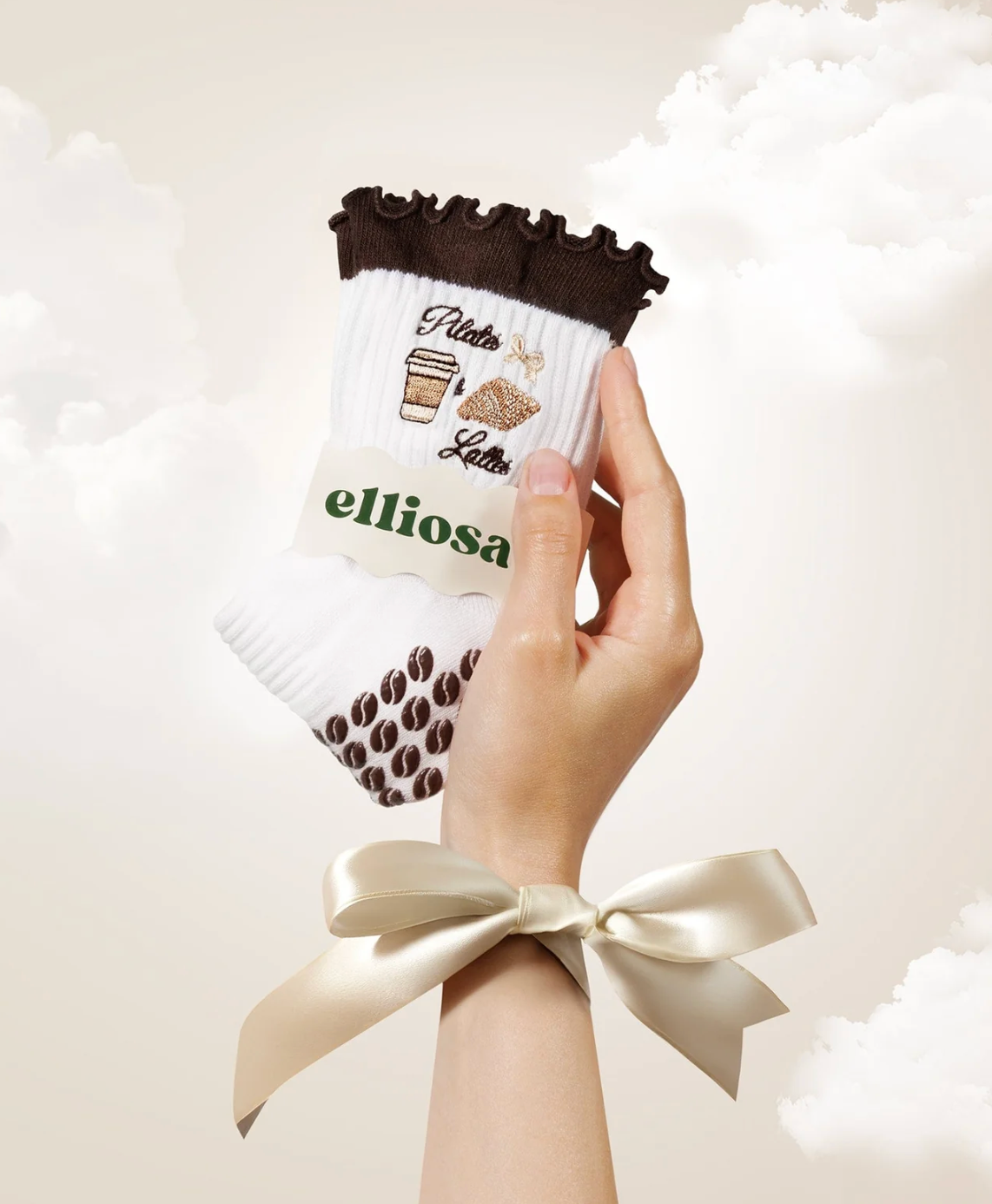 Pilates & Lattes (Pilates Socks)