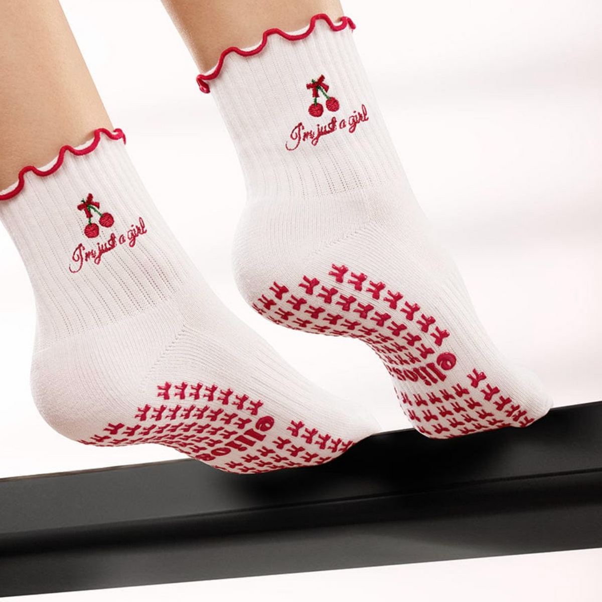 I'm Just A Girl (Pilates Socks)
