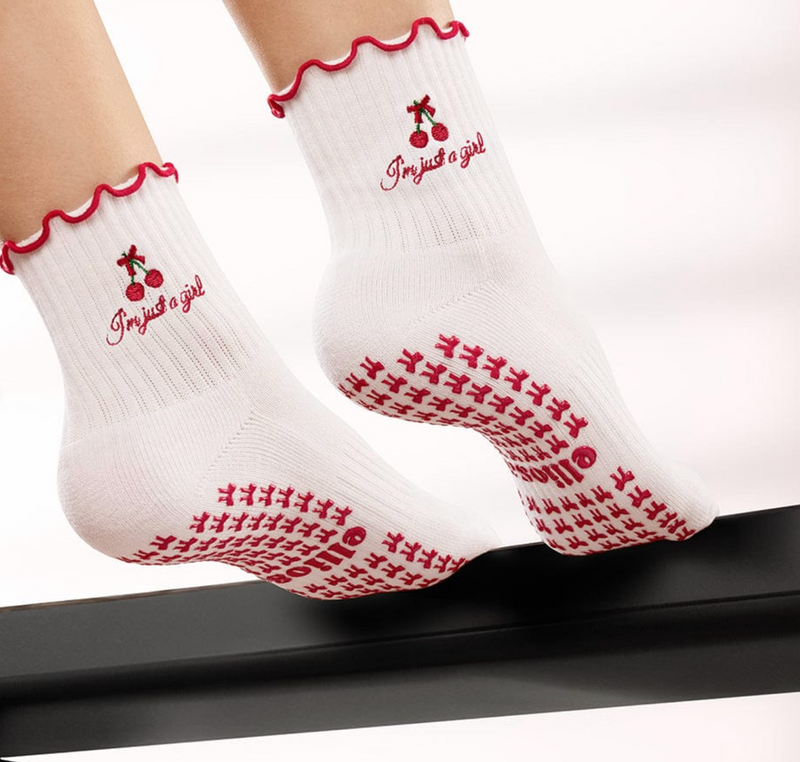 I'm Just A Girl (Pilates Socks)