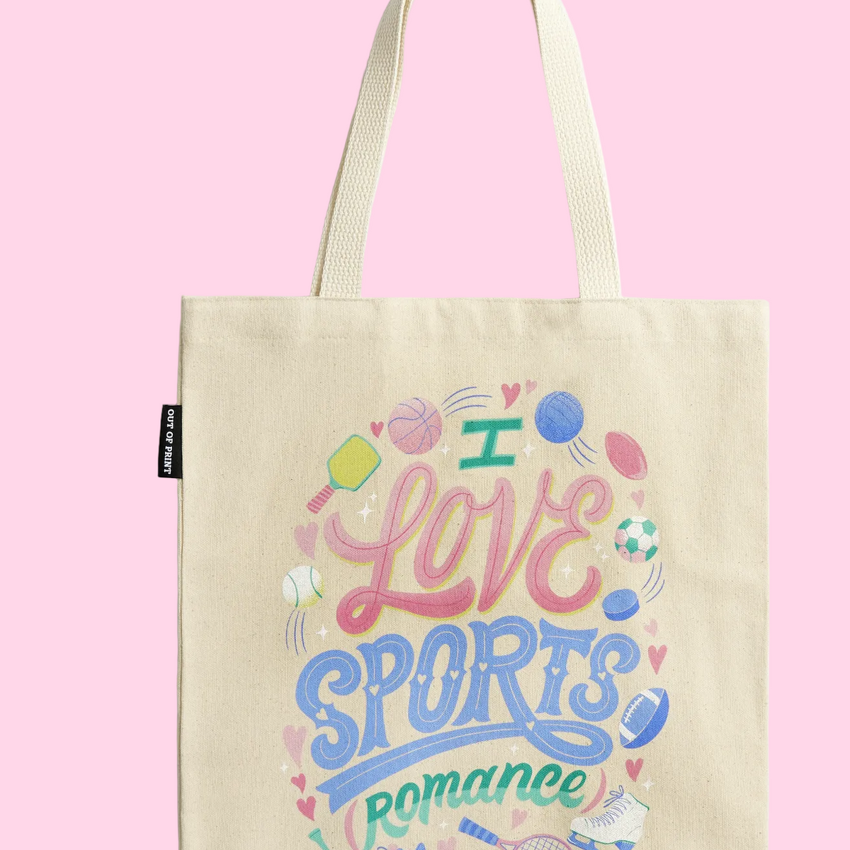 I Love Sports (Romance) Tote Bag