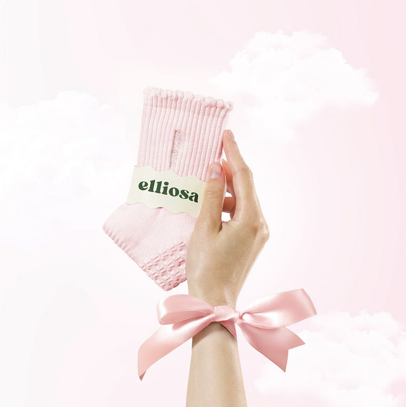 Elliosa Grip Basics - Soft Pink (Pilates Socks)