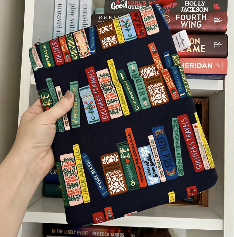 A Fairytale Bookshelf - Zippered Book Sleeve