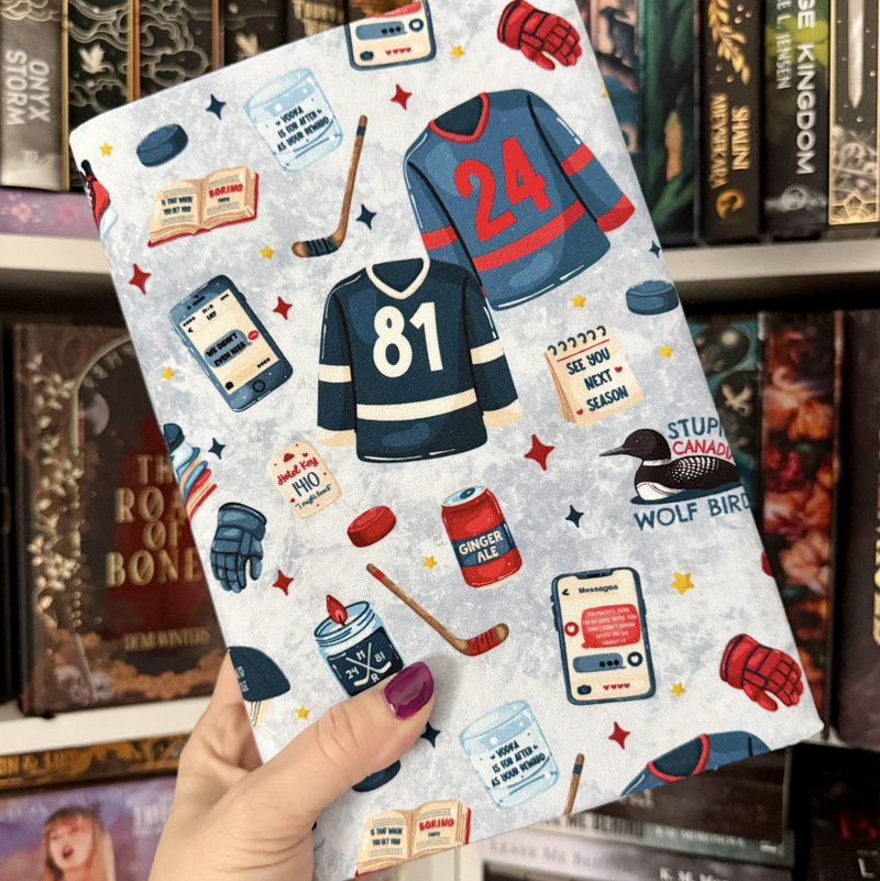 Hockey Romance - Second Period - Fabric Dust Cover