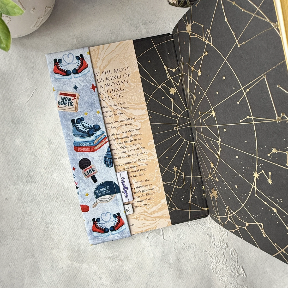Hockey Romance - Second Period - Fabric Dust Cover