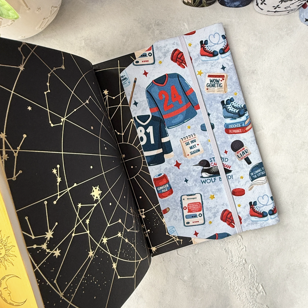 Hockey Romance - Second Period - Fabric Dust Cover