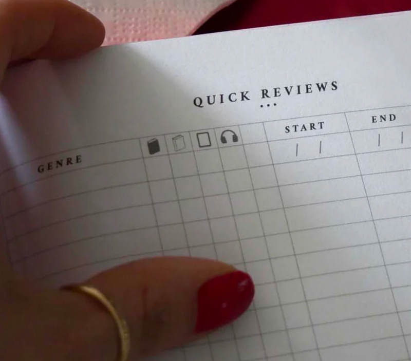 Reading Journal - Sugar & Spice