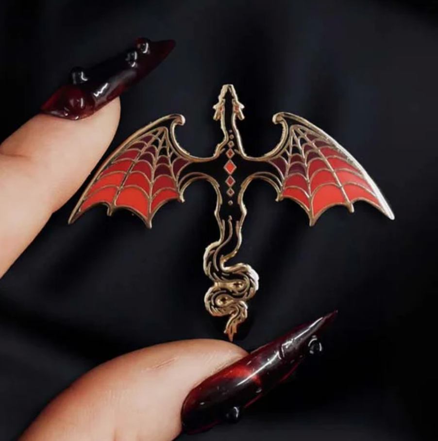 Dragon Rider Enamel Pin