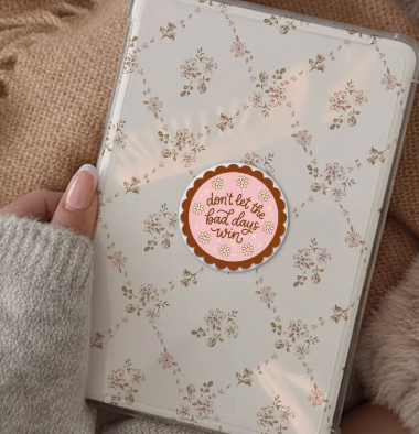 Don't Let The Bad Days Win Kindle Grip, Phone Grip, E-Reader |