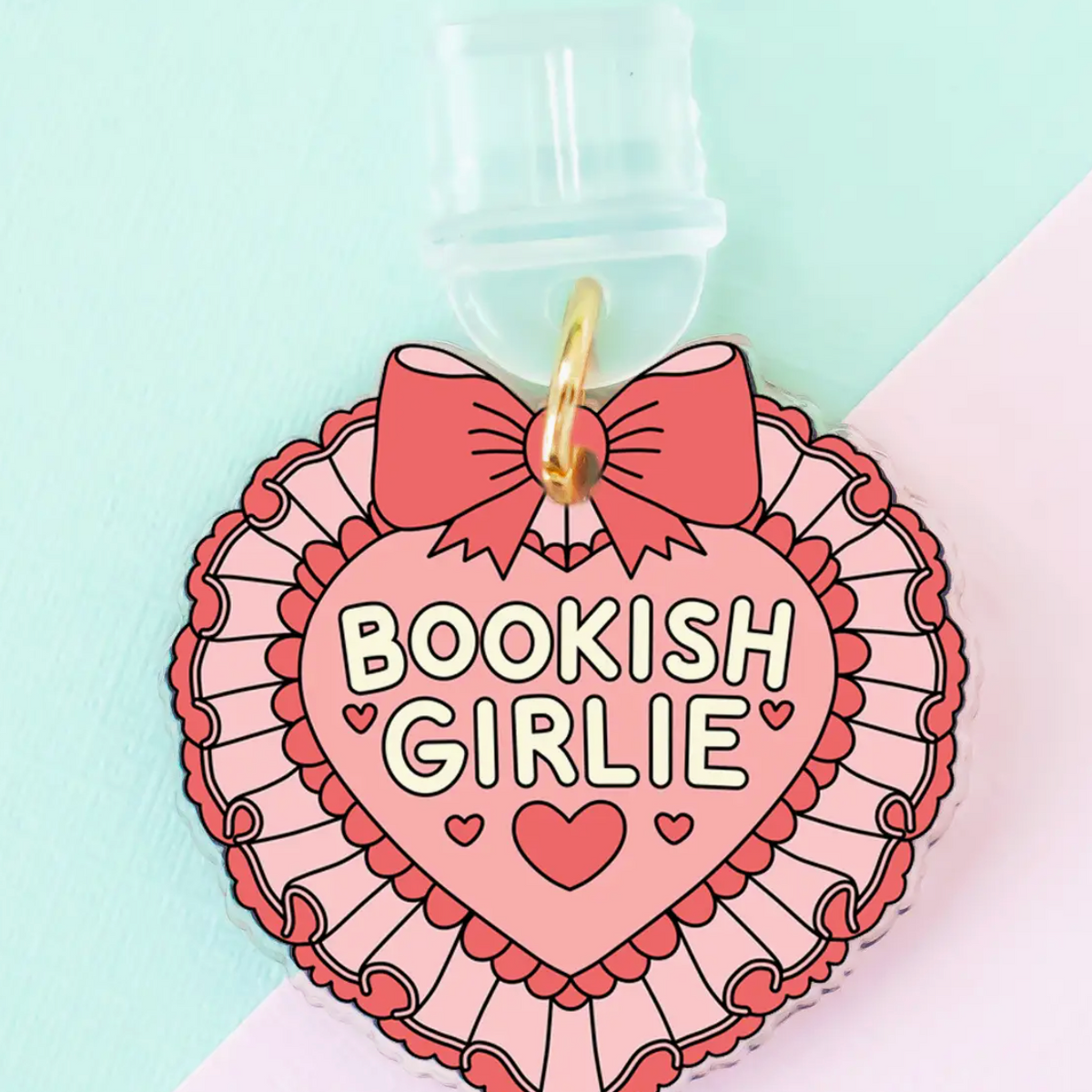 Kindle Charm Bookish Girlie, Phone Charm, Book Merch, USB C |