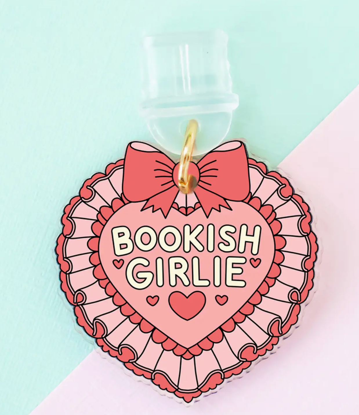Kindle Charm Bookish Girlie, Phone Charm, Book Merch, USB C |