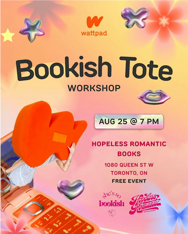 Bookish Tote Bag Decorating Workshop with Wattpad