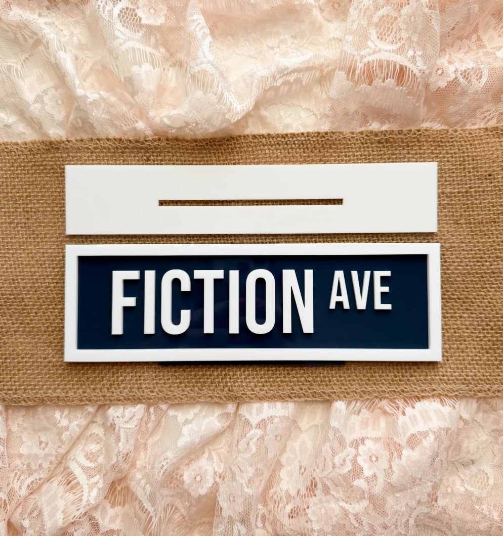Fiction Ave Street Sign