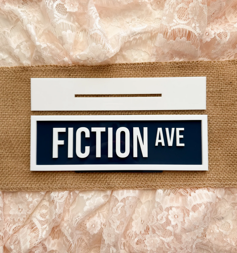 Fiction Ave Street Sign
