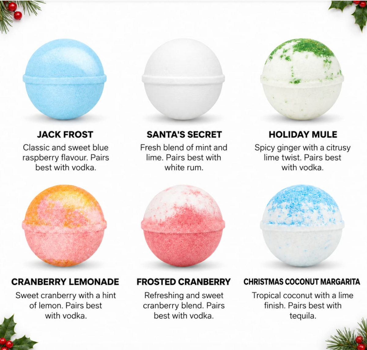 HOLIDAY VARIETY PACK (6 BOMBS)