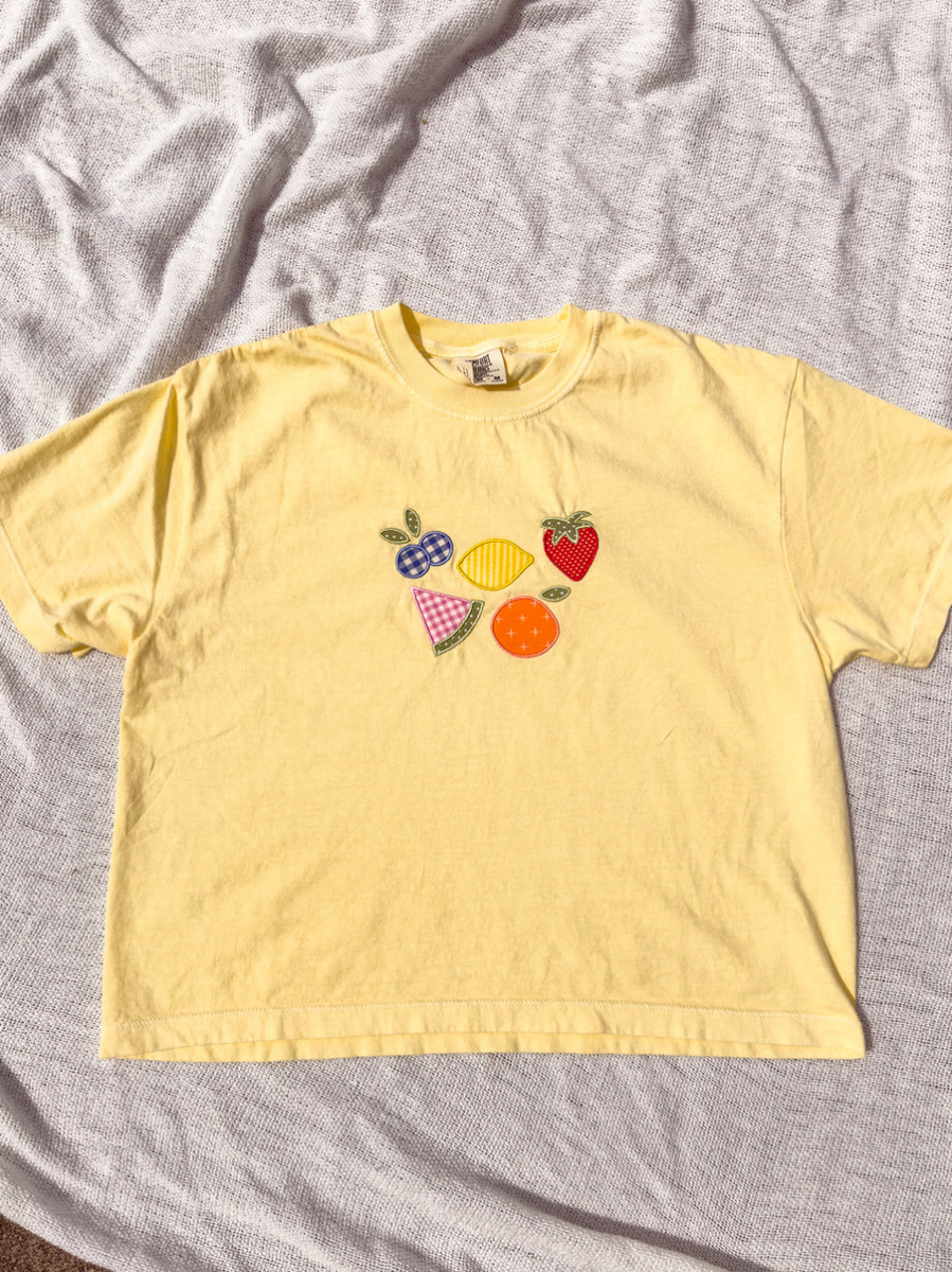 Fruity Embroidered Tee