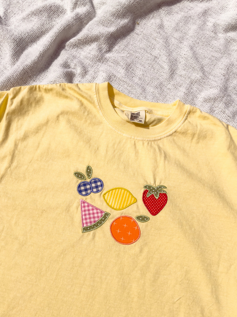 Fruity Embroidered Tee