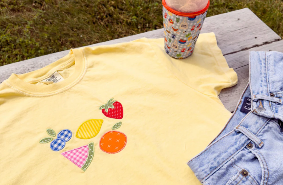 Fruity Embroidered Tee