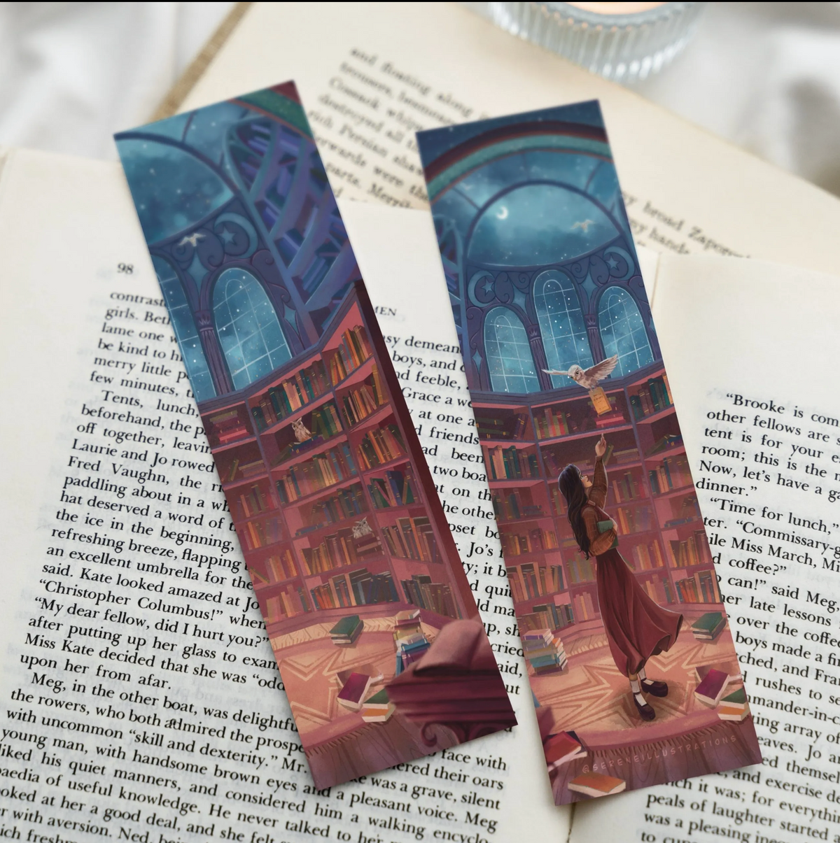 Bookmark - Nocturnal Library - Hopeless Romantic