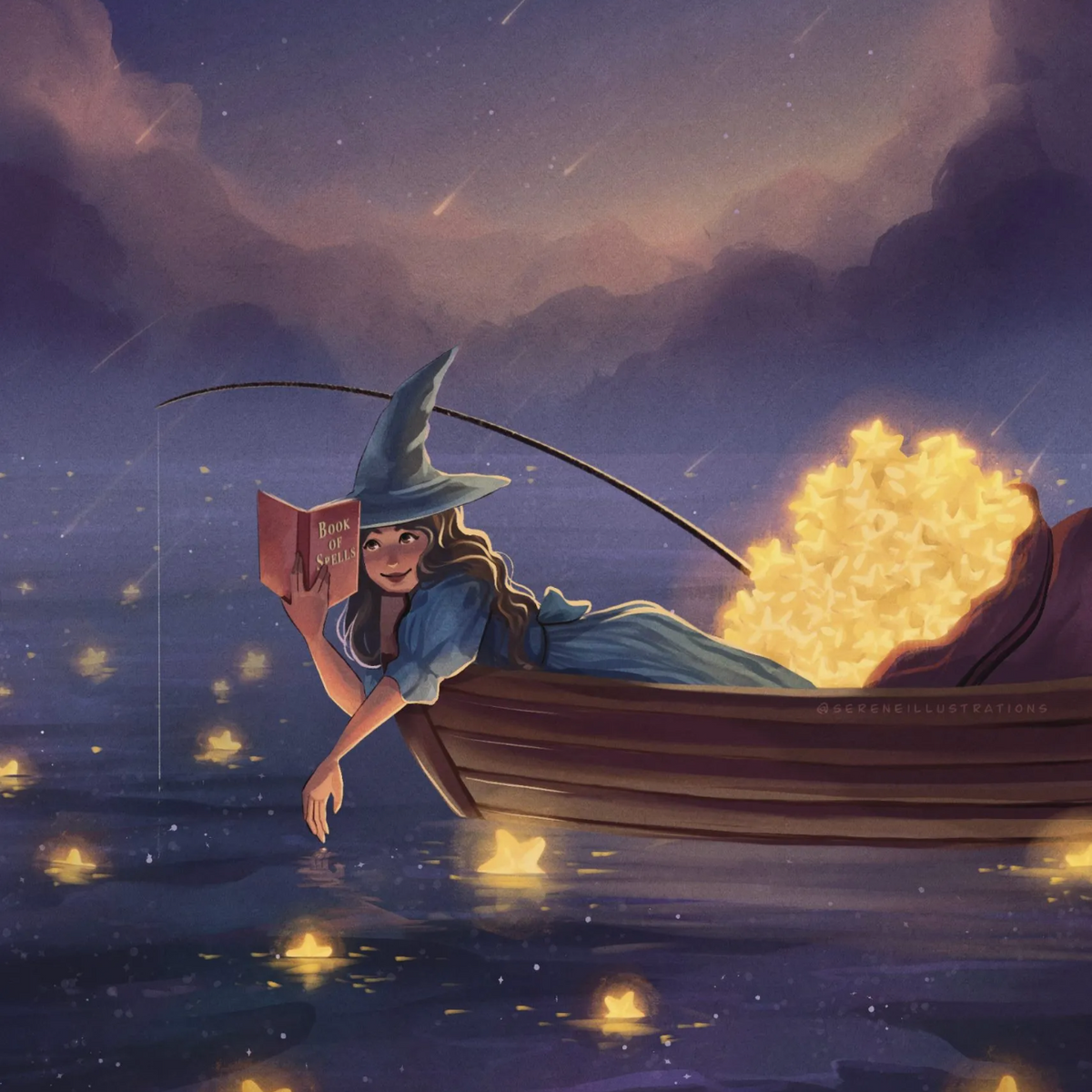 Art Print - Fishing For Spells