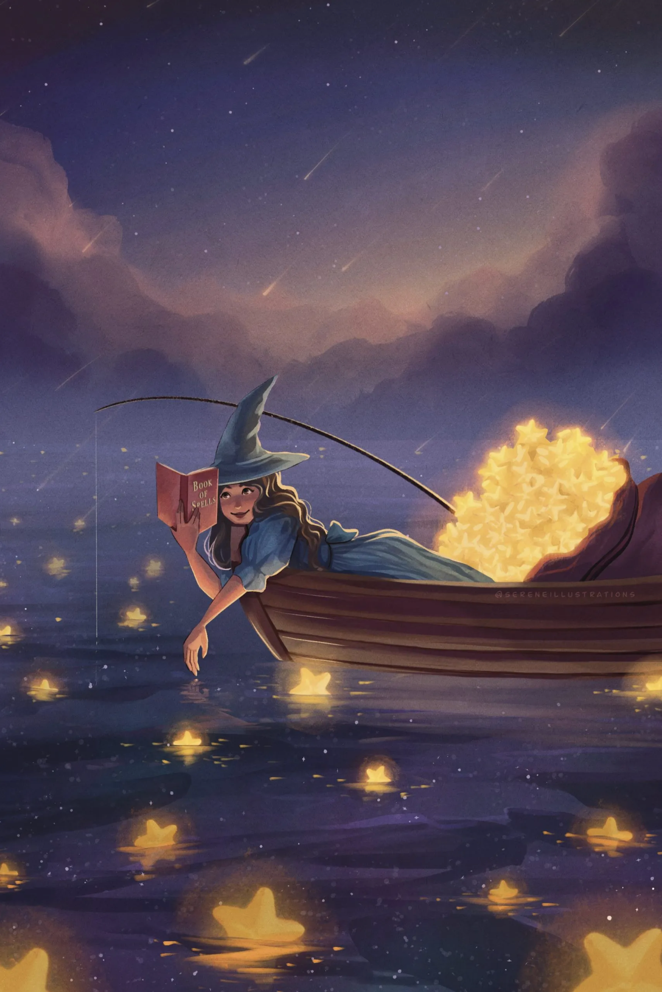 Art Print - Fishing For Spells