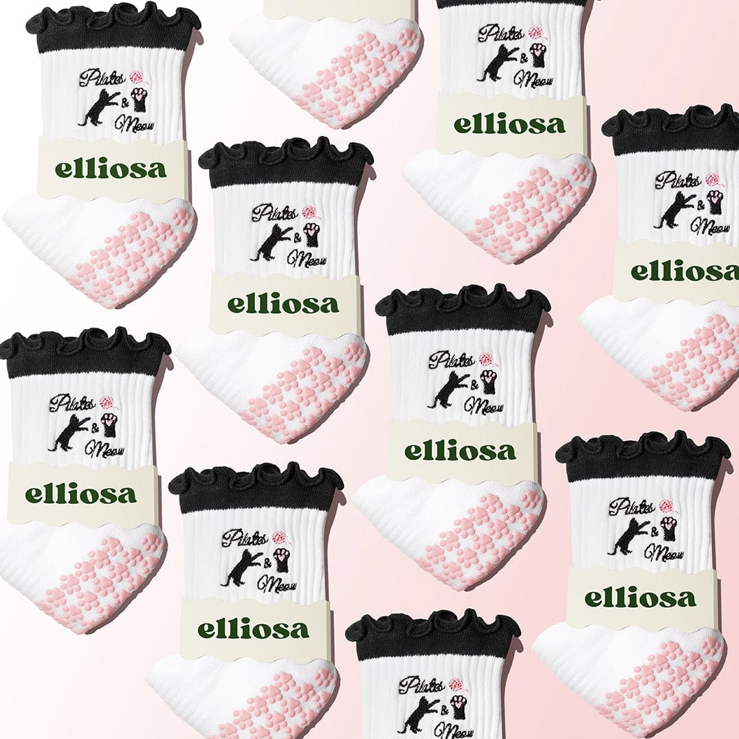 Pilates & Meow (Pilates Socks)