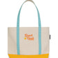 Beach Reads Zippered Boat Tote