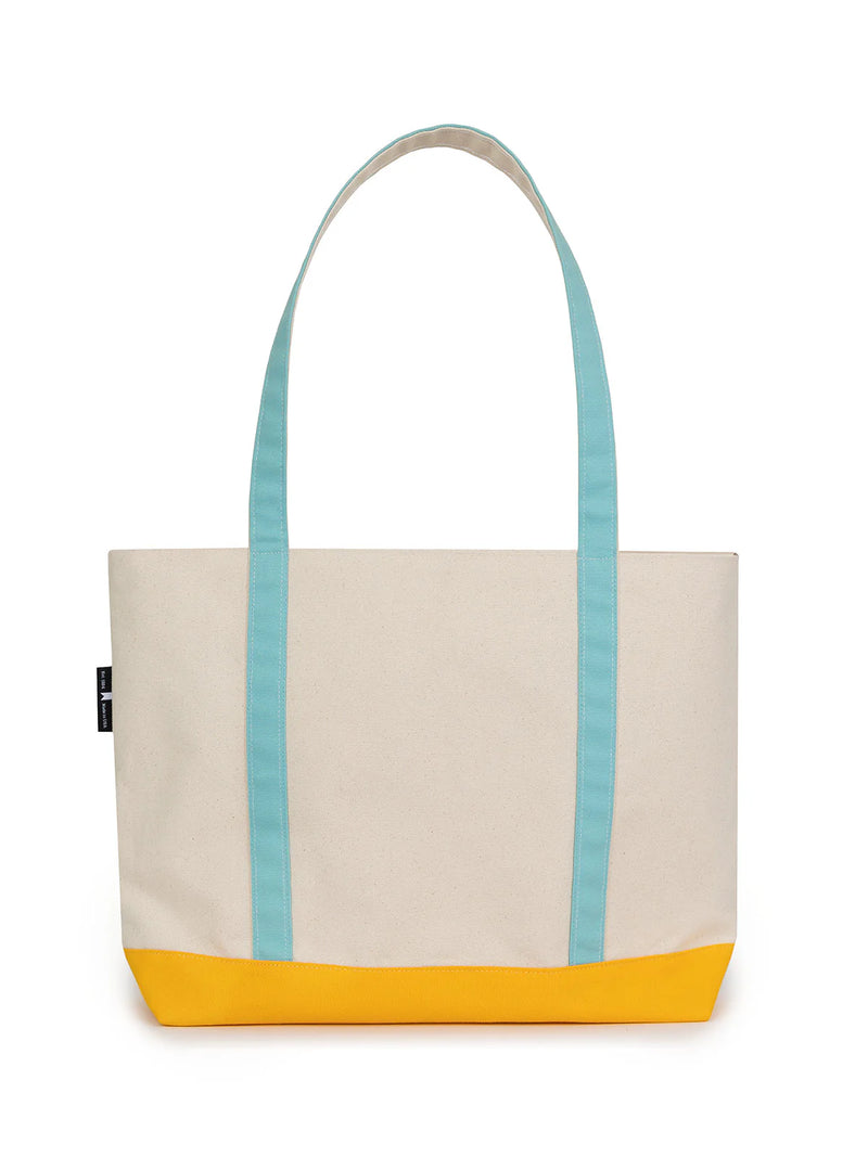 Beach Reads Zippered Boat Tote