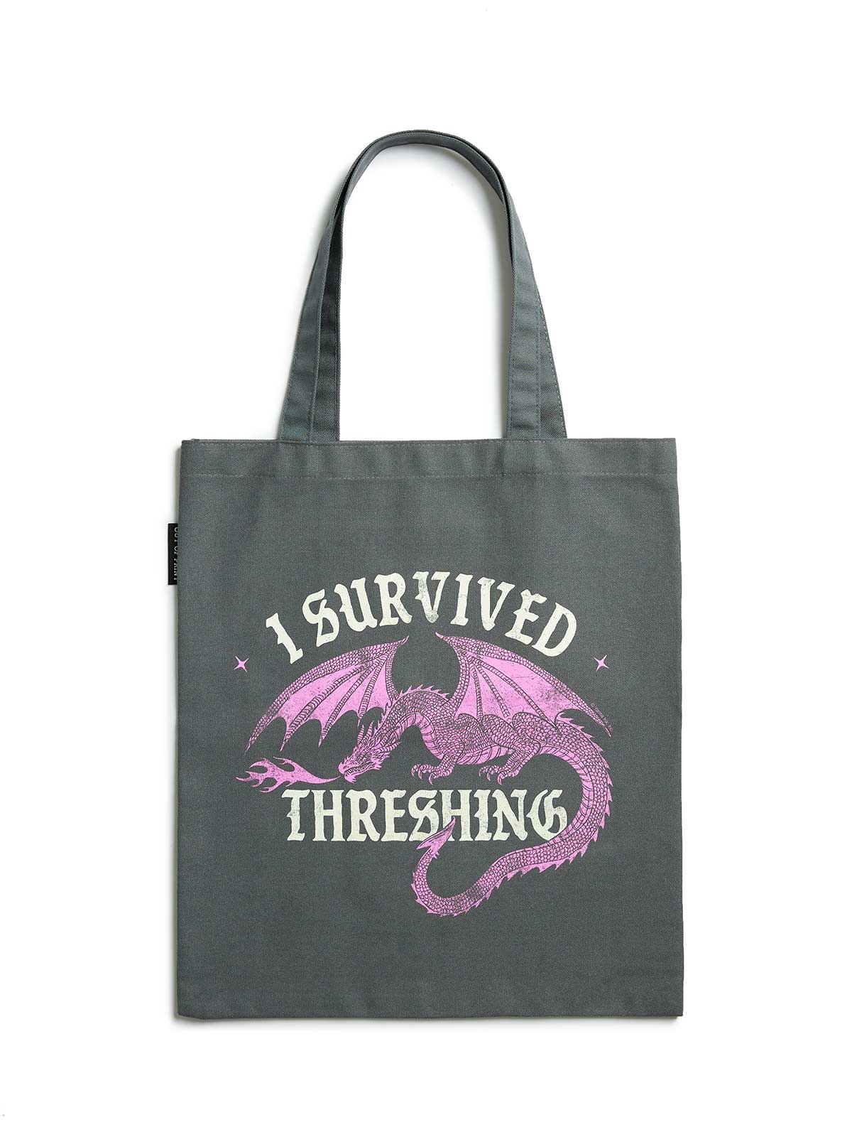 Fourth Wing: I Survived Threshing tote bag