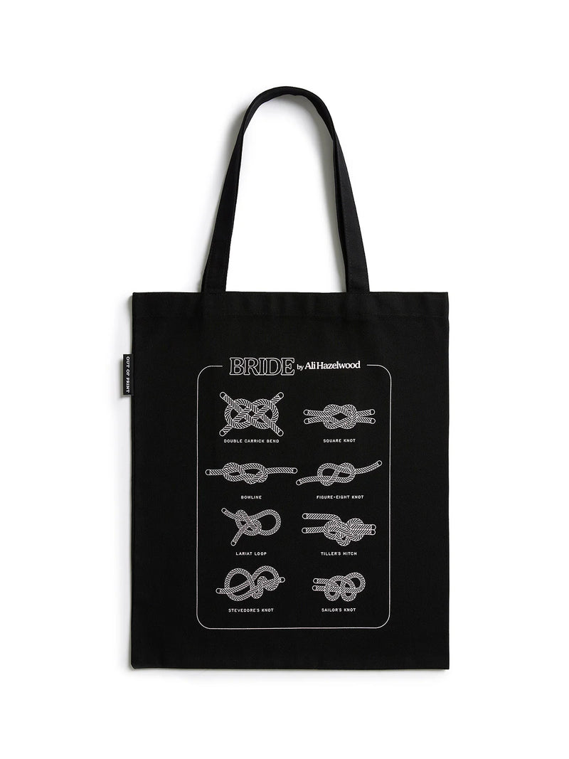 Ali Hazelwood's Bride: A Guide to Knots tote bag